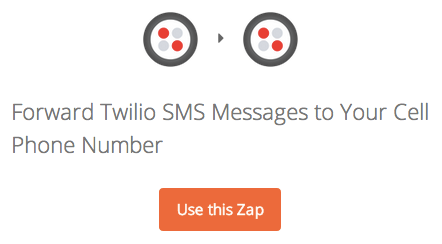 Forward Twilio SMS Messages to Your Cell Phone Number