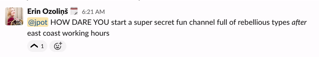 useful-work-emoji-05-this A black arrow pointing up and moving under a message