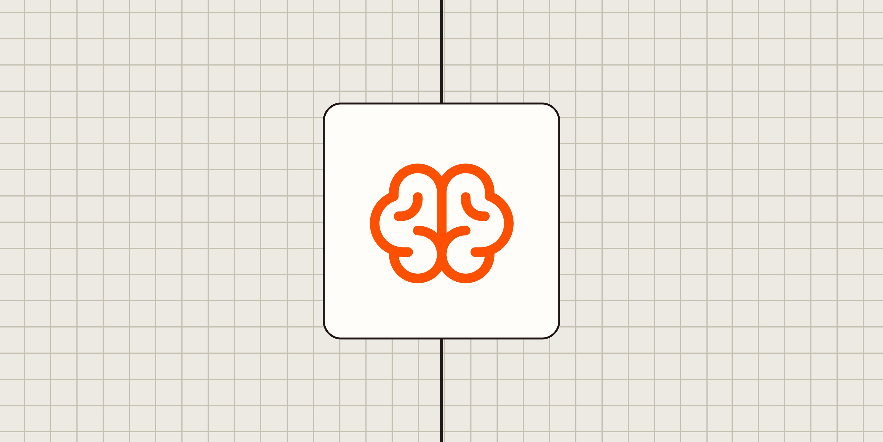 Hero image with an icon representing a brain