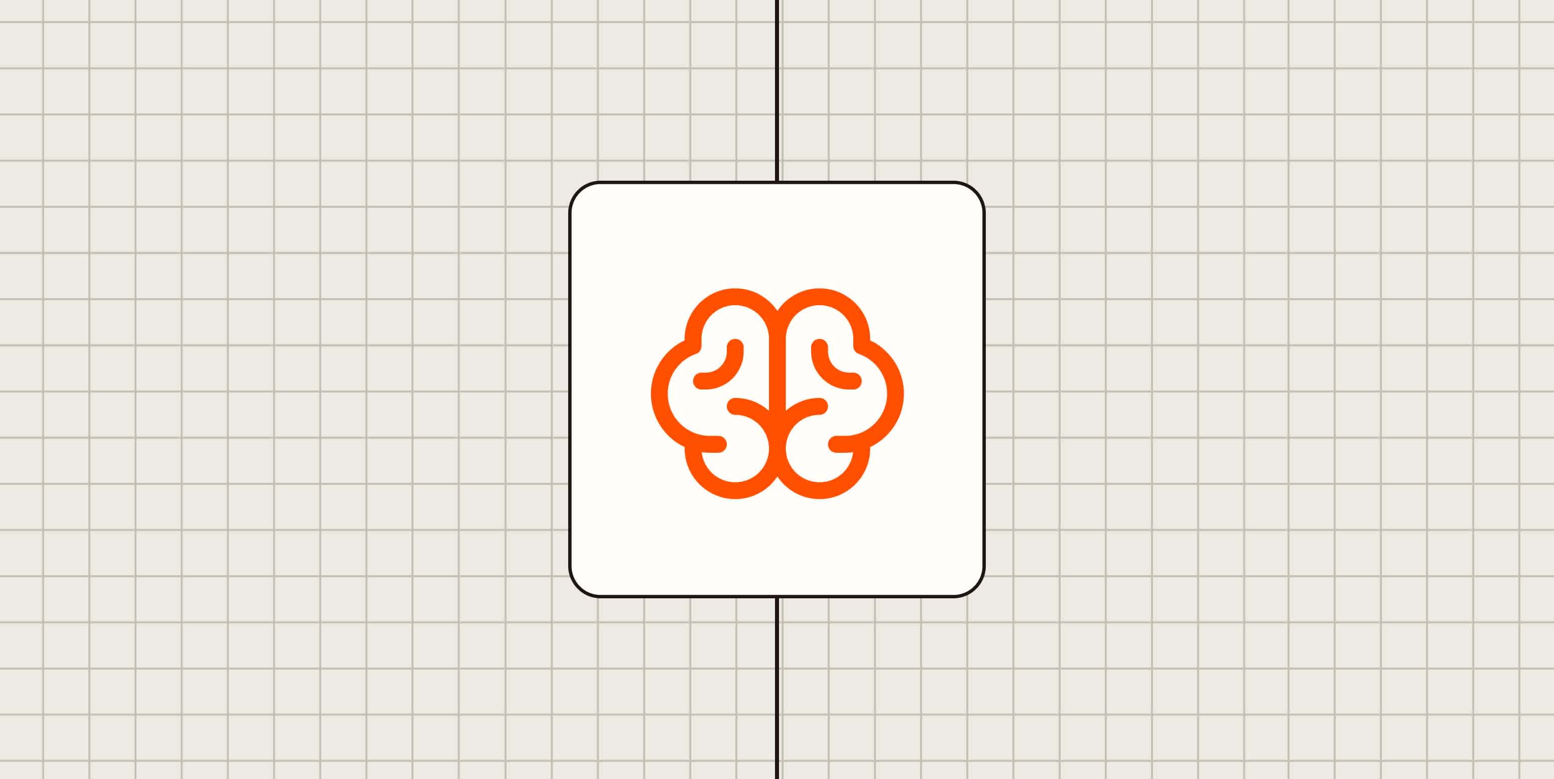 Hero image with an icon representing a brain