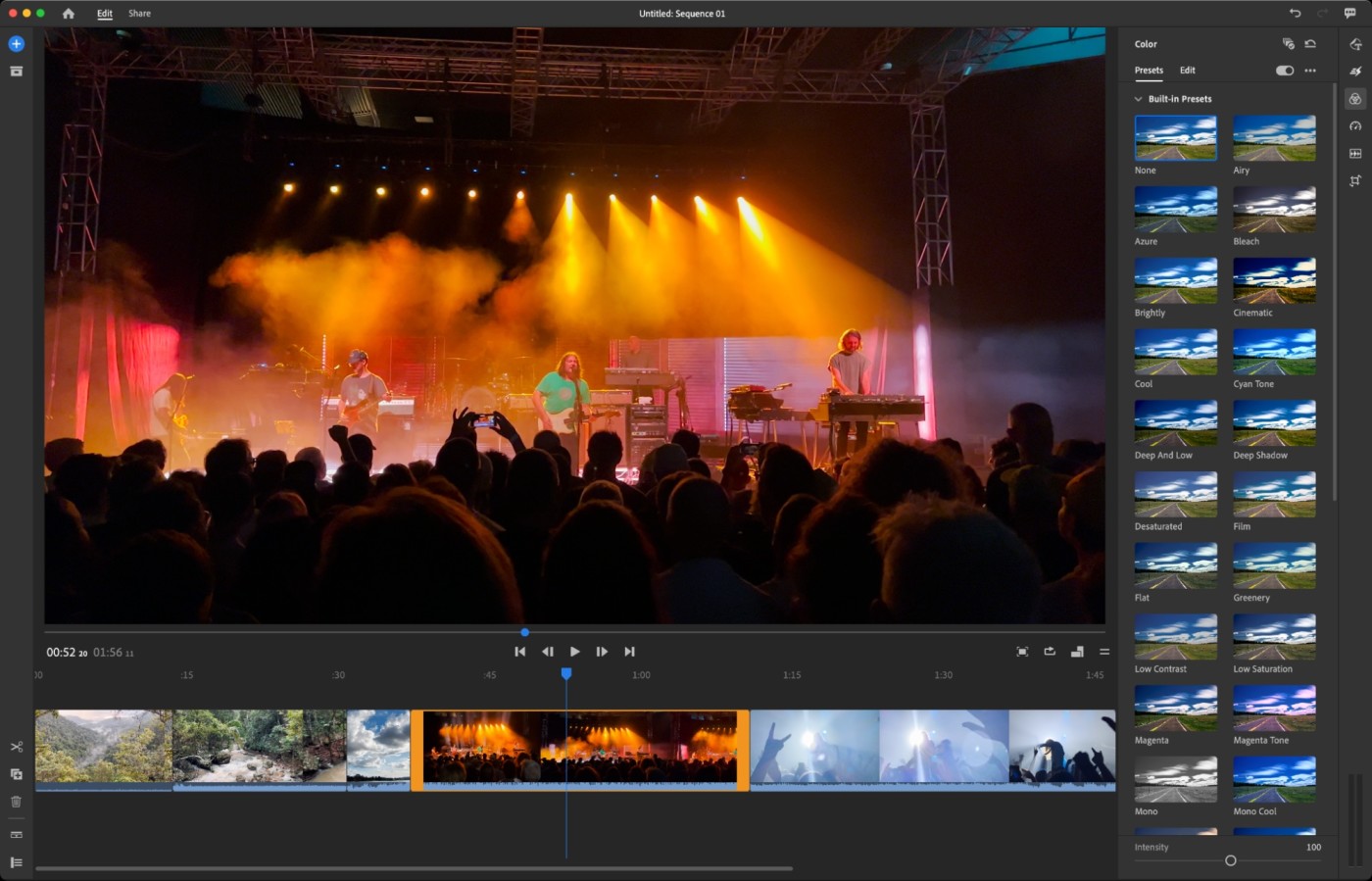 Adobe Premiere Rush, our pick for the best video editor for fast edits on desktop and mobile