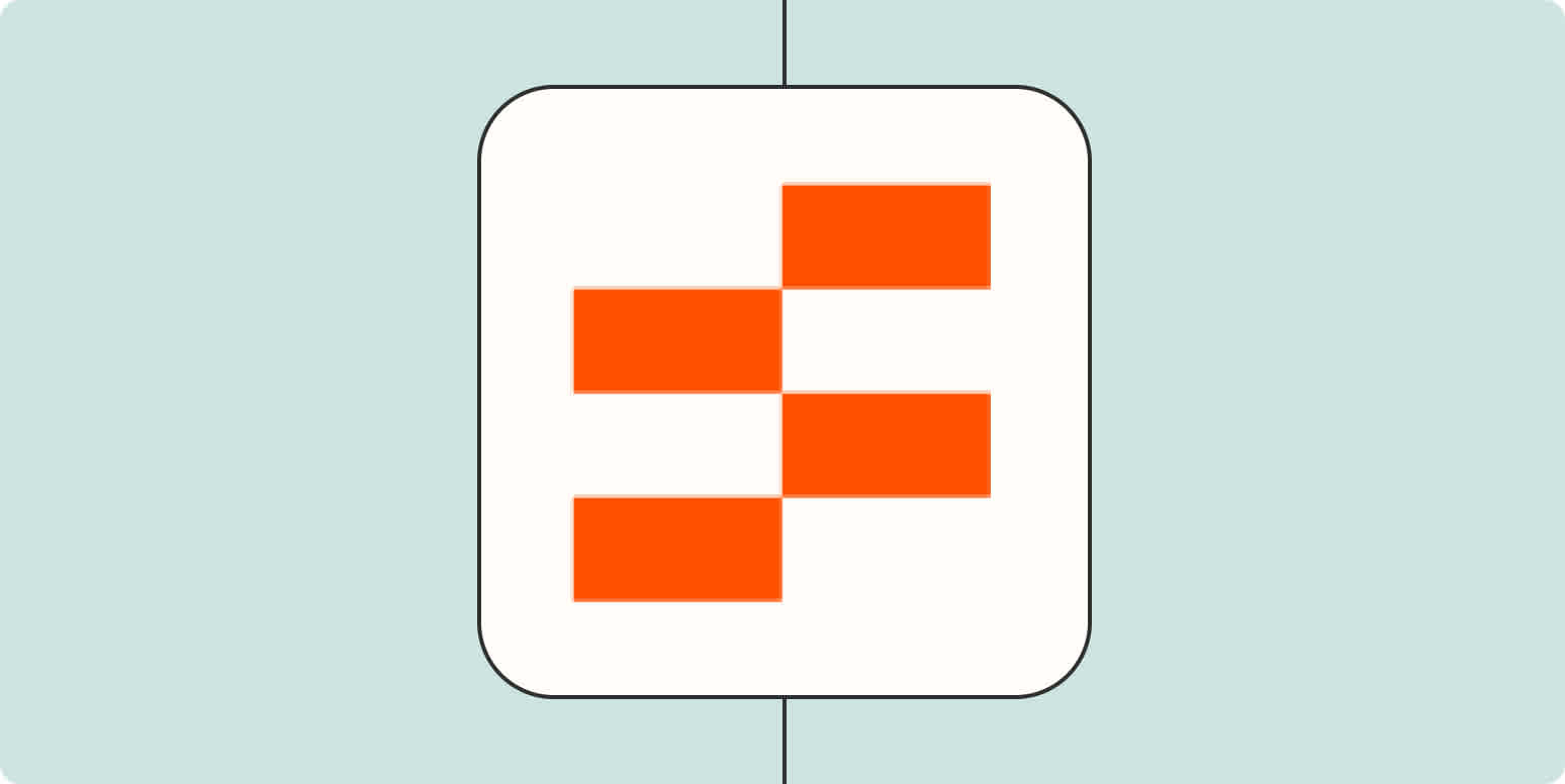 Zapier tables hero logo.