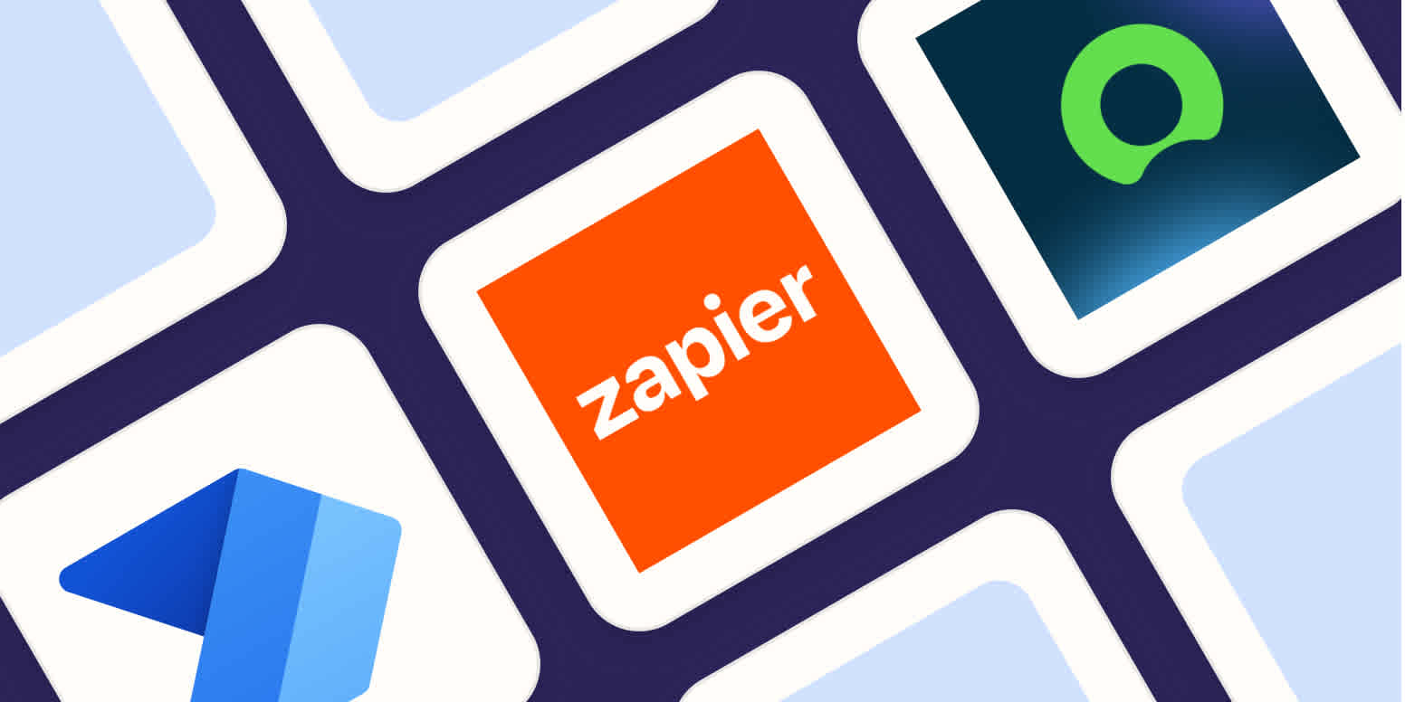 Hero image with the logos of the best business automation software