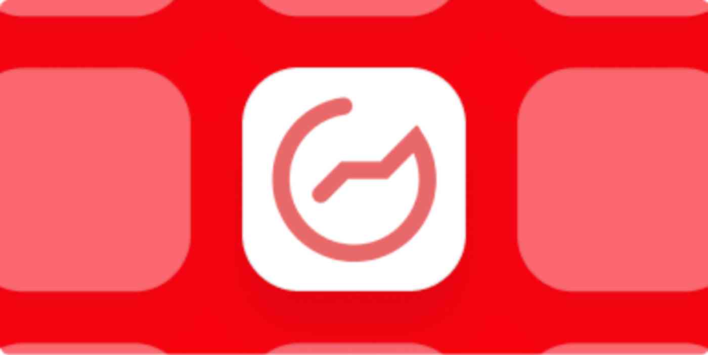 Outgrow app logo on a red background.