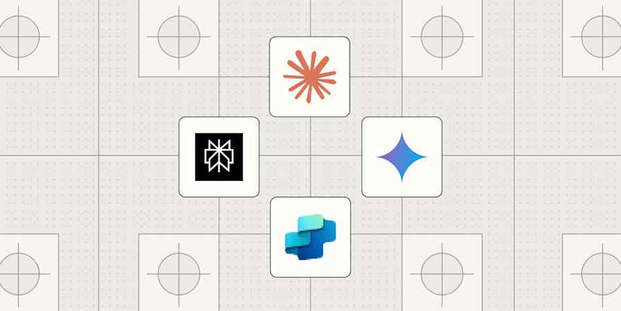 Hero image with the logos of the best ChatGPT alternatives