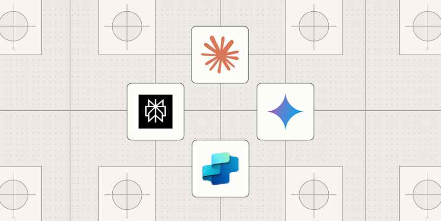 Hero image with the logos of the best ChatGPT alternatives