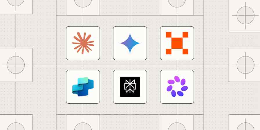 Hero image with the logos of the best ChatGPT alternatives