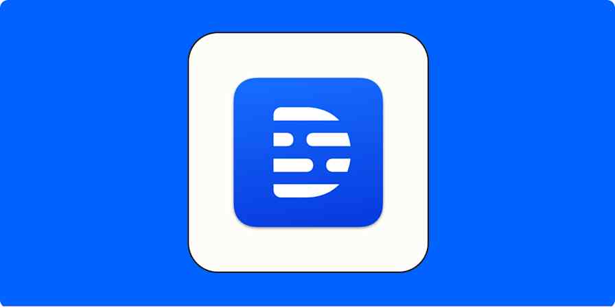Hero image with the Descript logo