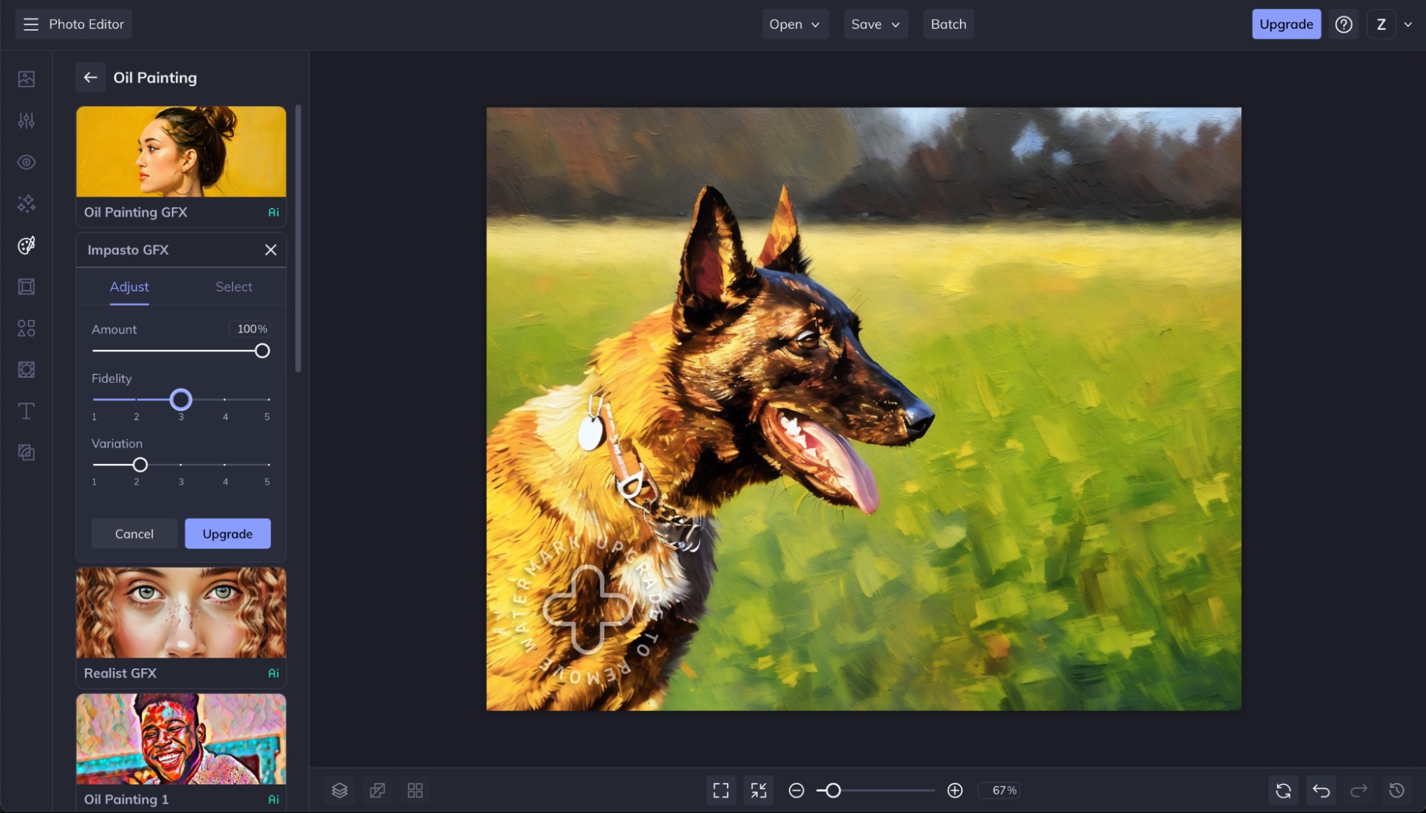BeFunky, our pick for the best Canva alternative for photos and collages