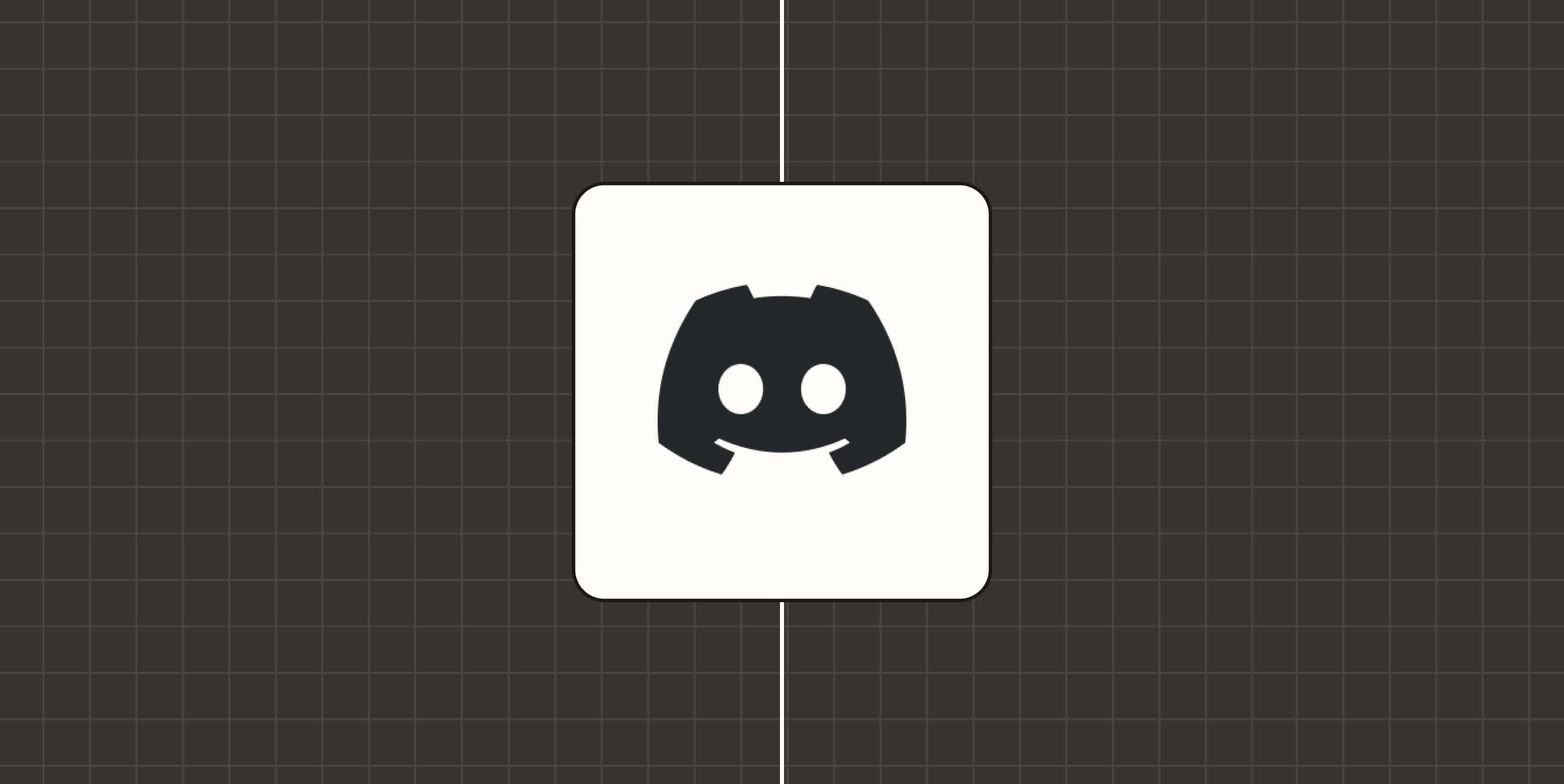 The Discord logo, which is a stylized gaming controller with the grips curled down, forming a smile. The logo can also be interpreted as a face. 