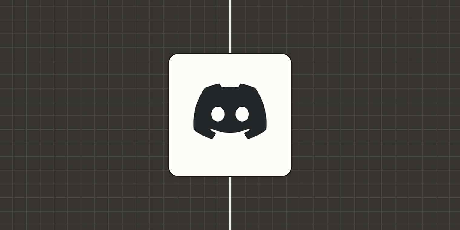 The Discord logo, which is a stylized gaming controller with the grips curled down, forming a smile. The logo can also be interpreted as a face.