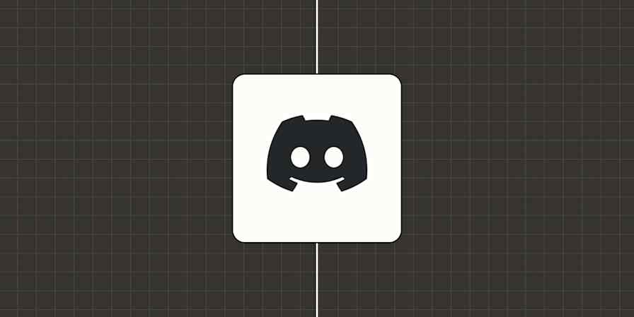 A hero image for Discord app tips, with the Discord logo on a gray background