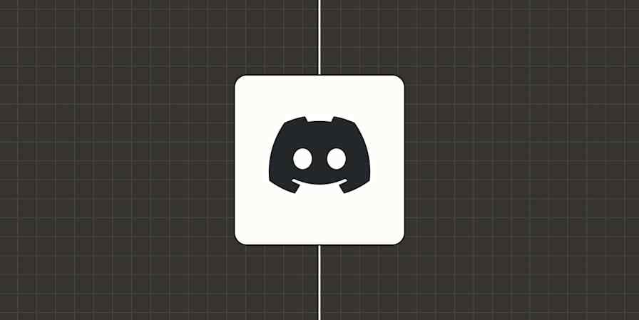 A hero image for Discord app tips, with the Discord logo on a gray background