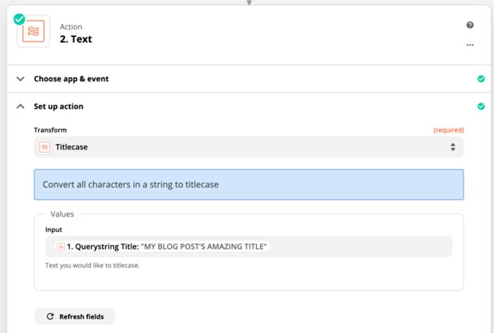 zapier-formatter-guide-04-capitalize-text Zapier can automatically capitalize your text