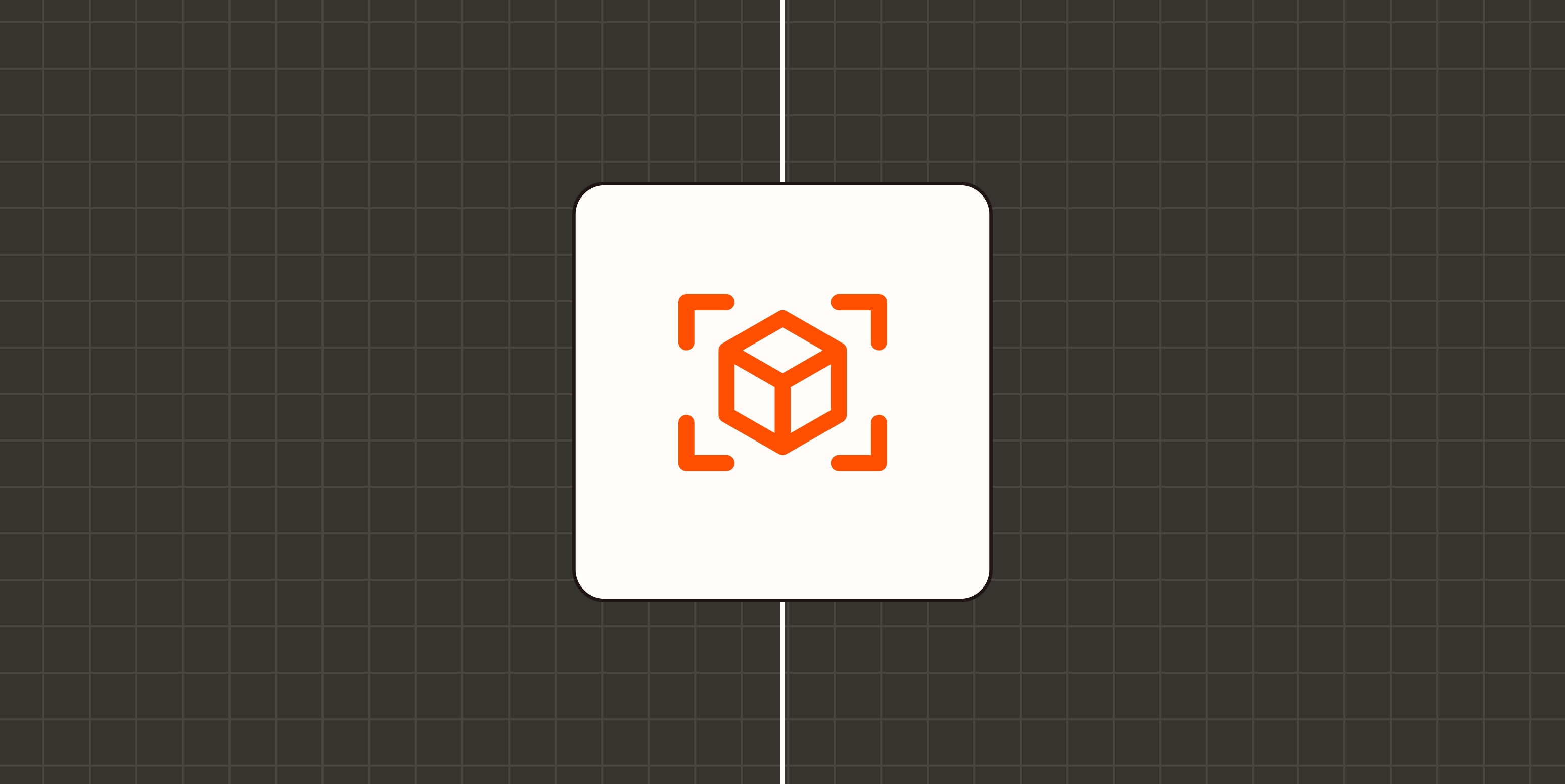 A hero image with an icon representing interoperability