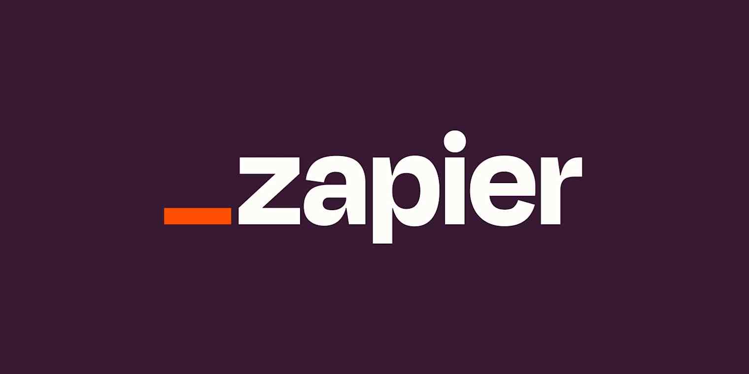 The Zapier logo against a purple background