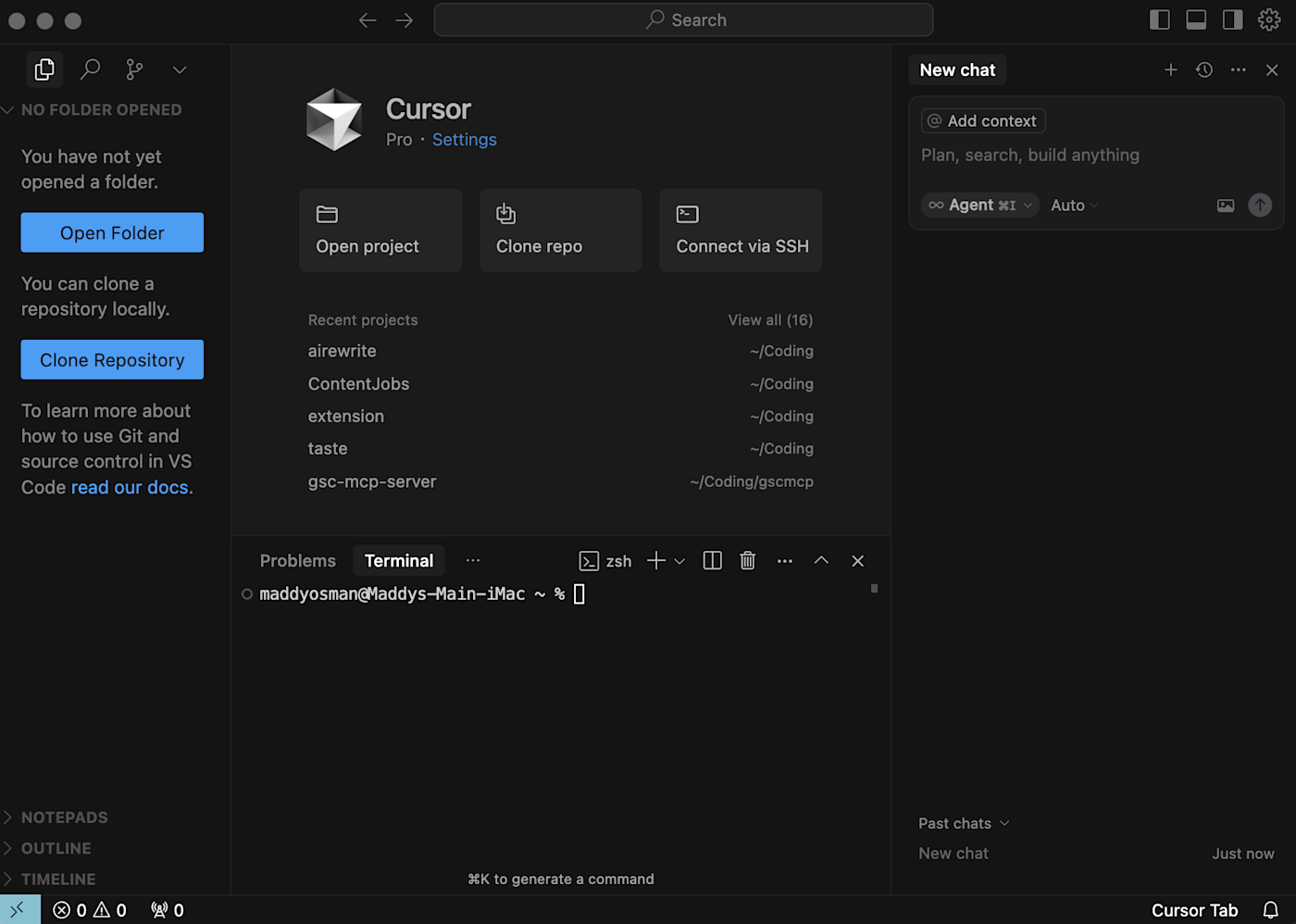 The Cursor interface