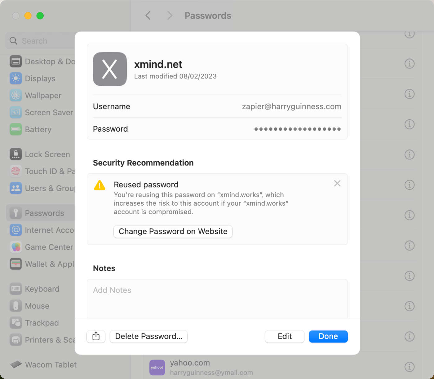 iCloud Keychain, our pick for the best productivity app for managing your passwords.