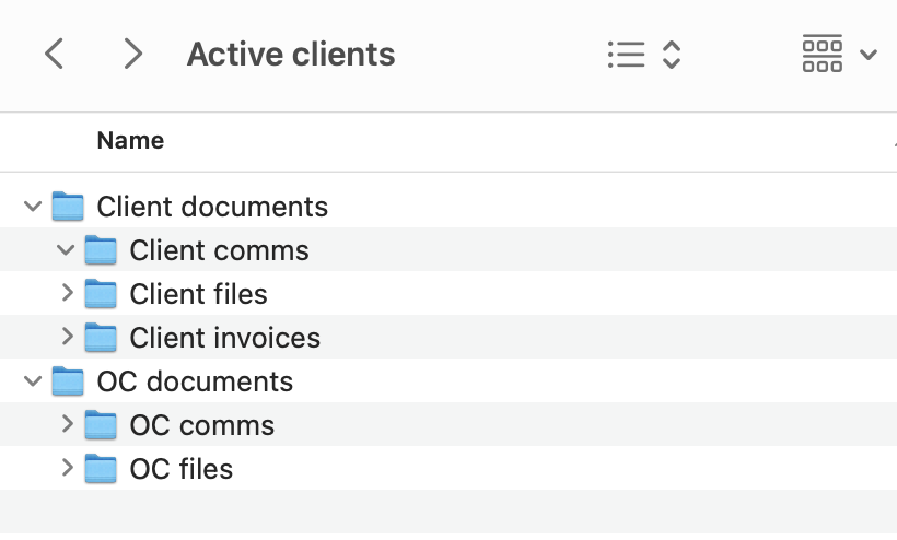 How to organize files and folders