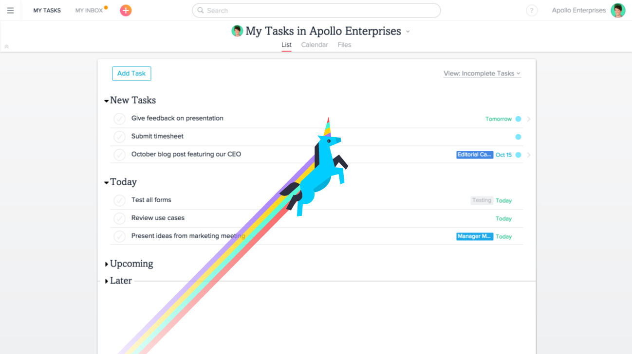 Asana Unicorns