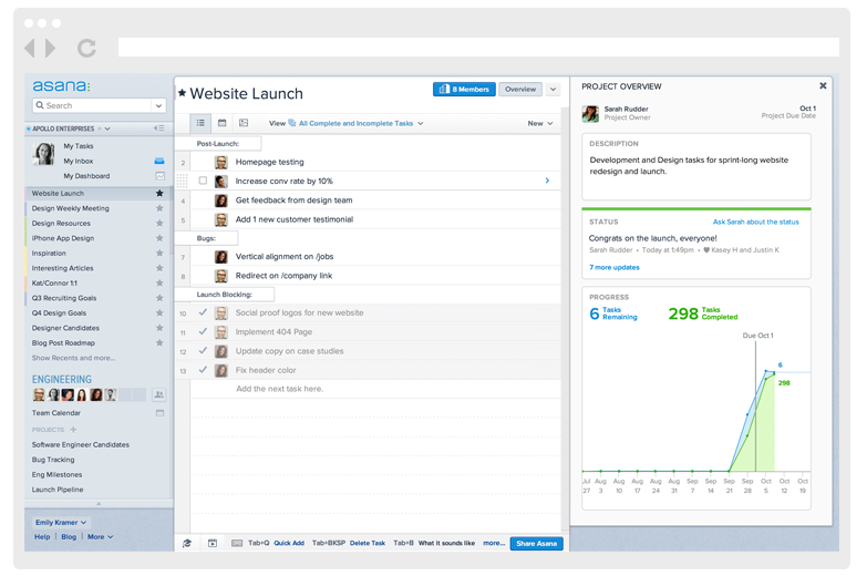Asana launch
