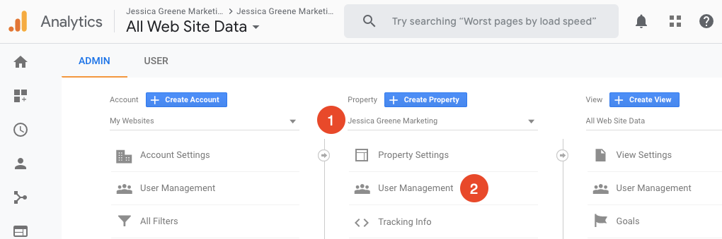 add users in google analytics