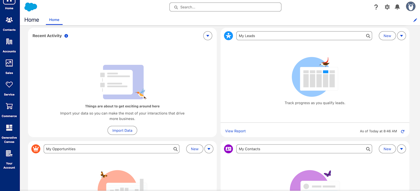 Salesforce, our pick for the best sales forecasting software for scalability