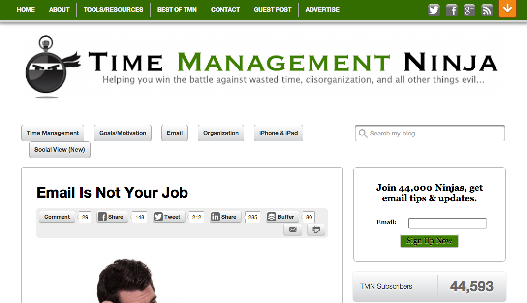 Time Management Ninja