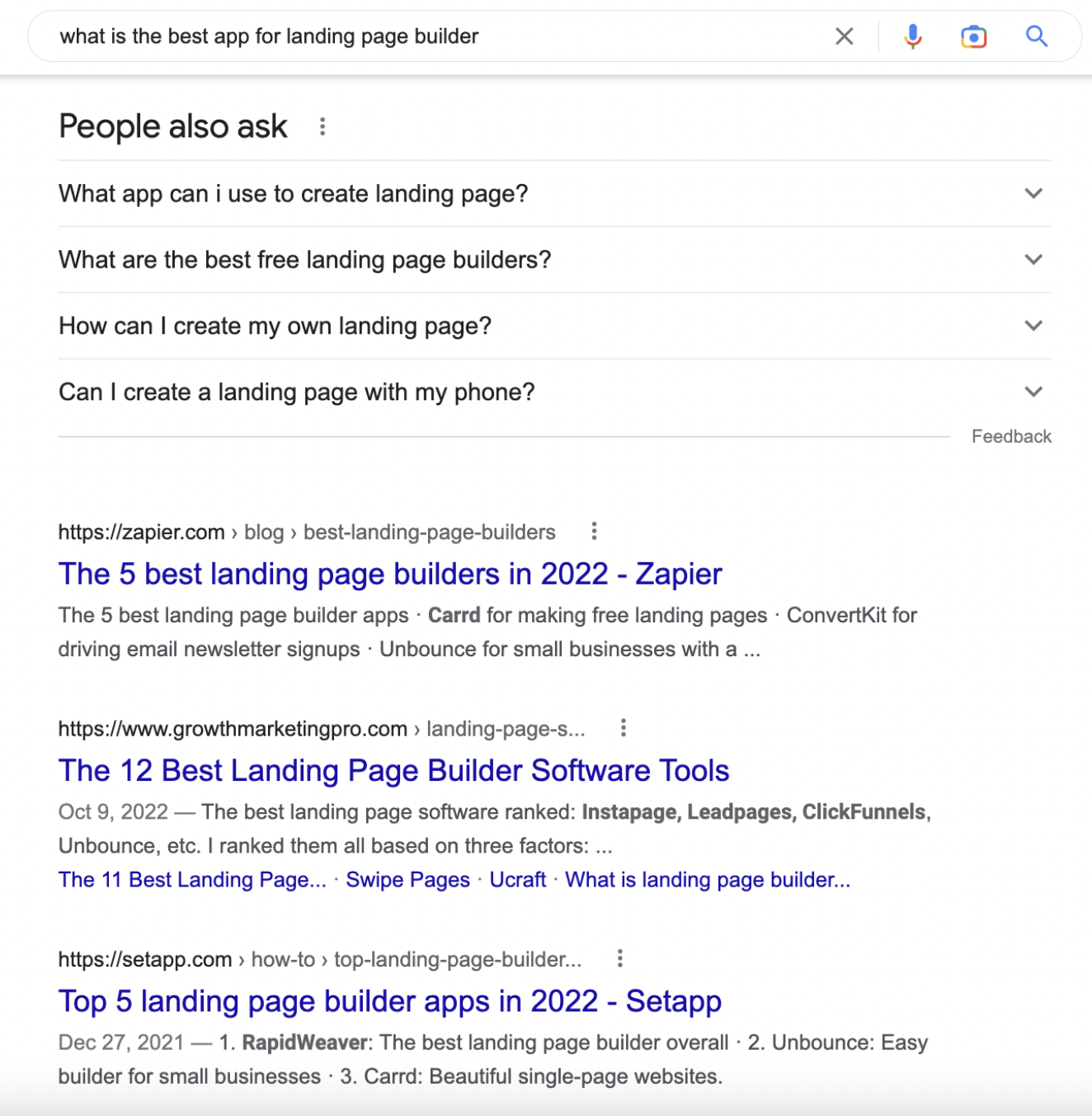 Organic results for the same search