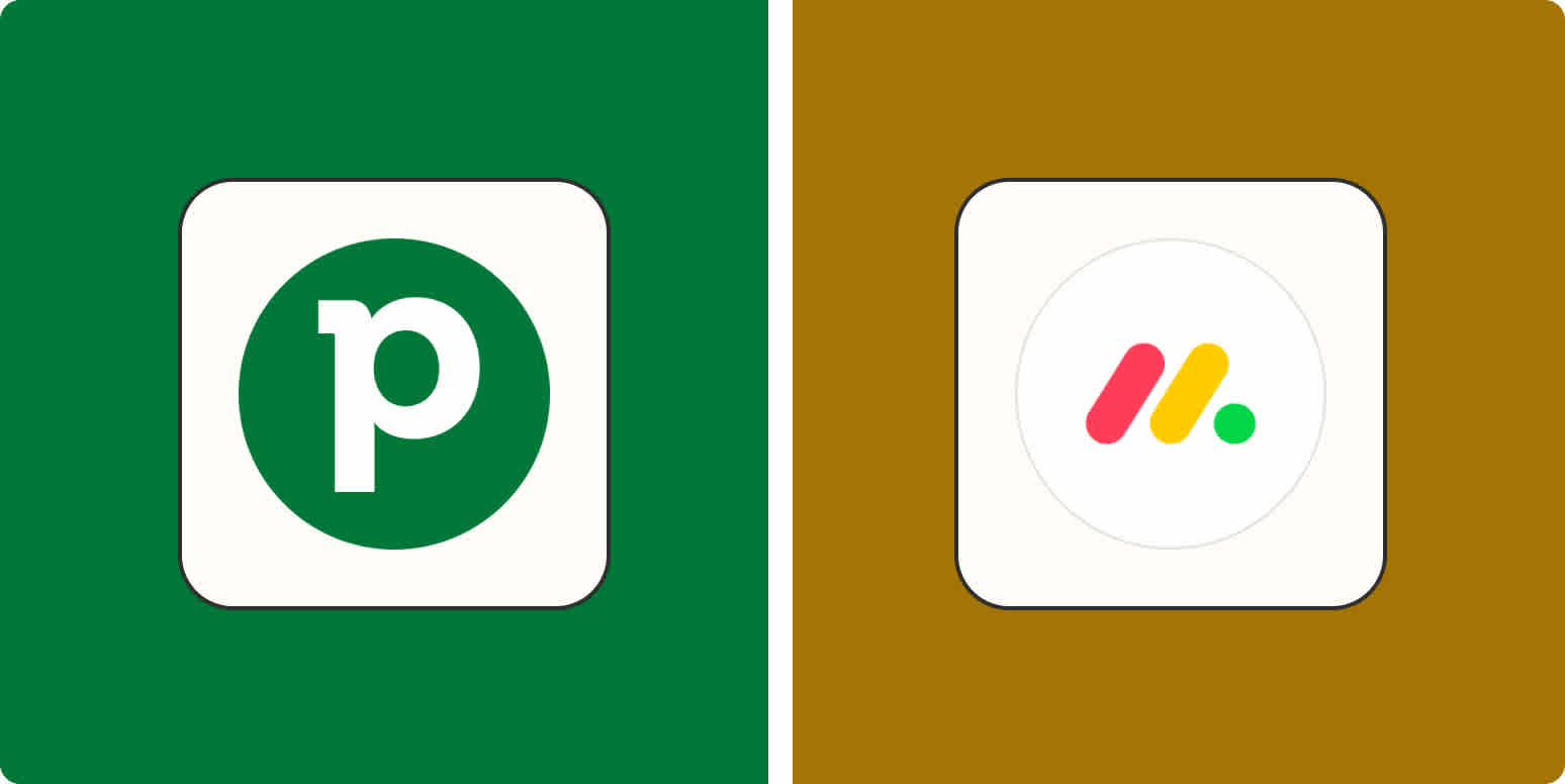 Hero image with the Pipedrive and monday.com logos