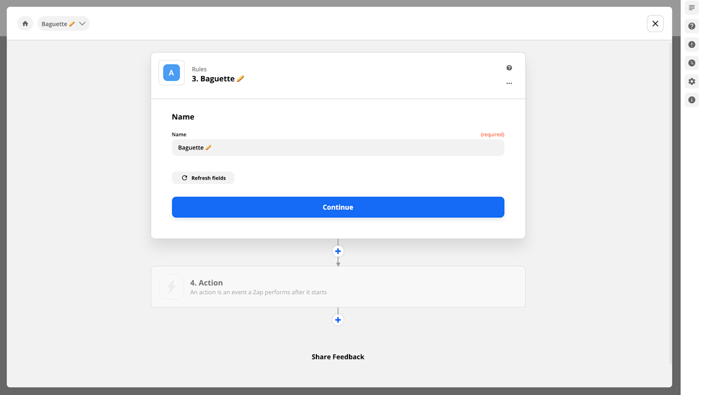 Zapier Path Name