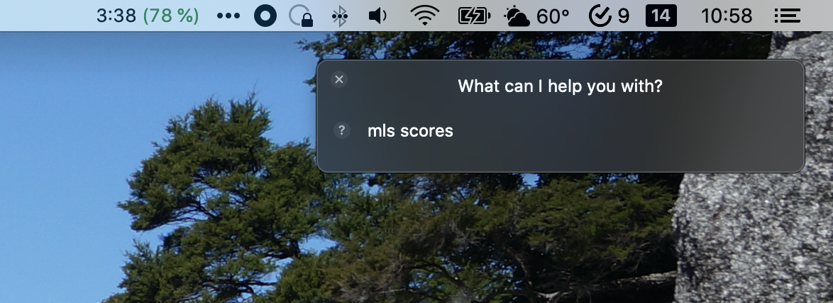 Typing to Siri on macOS