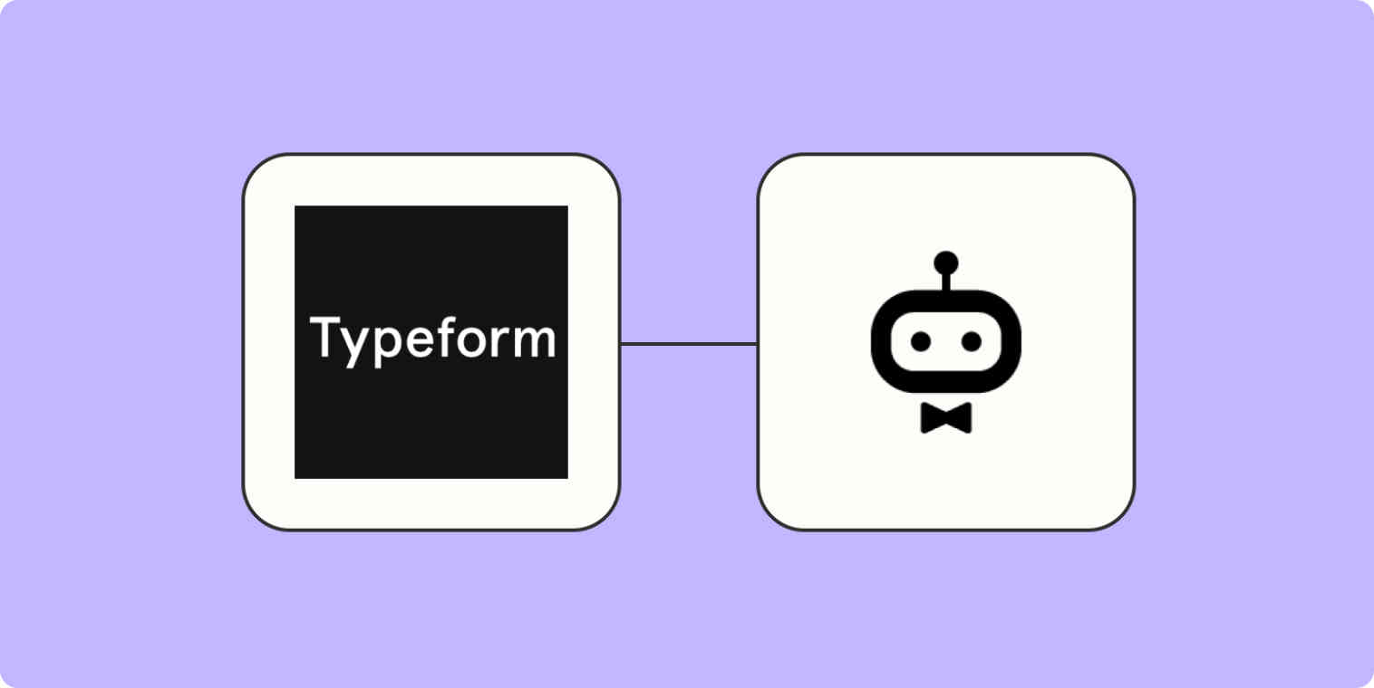 Hero image of Typeform and awork app icons.