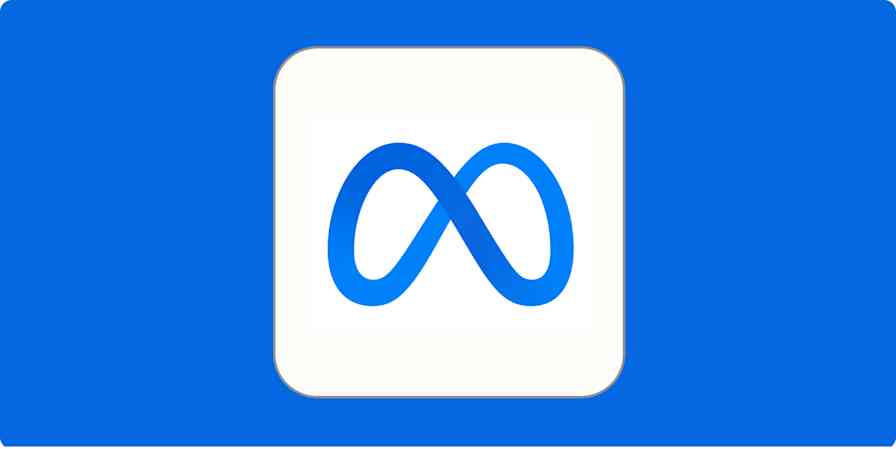 Hero image with the Meta logo