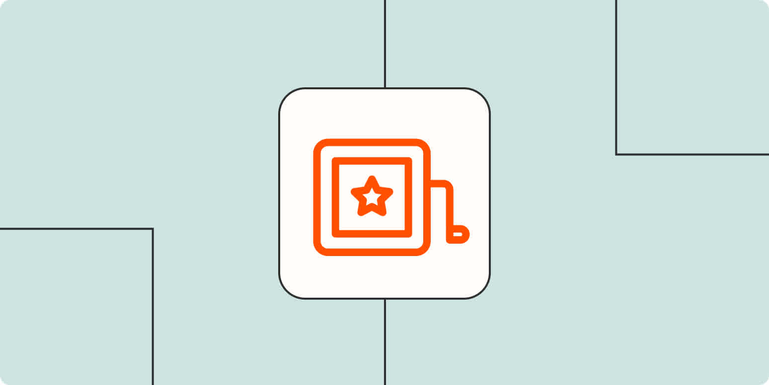 Hero image with an icon representing a surprise