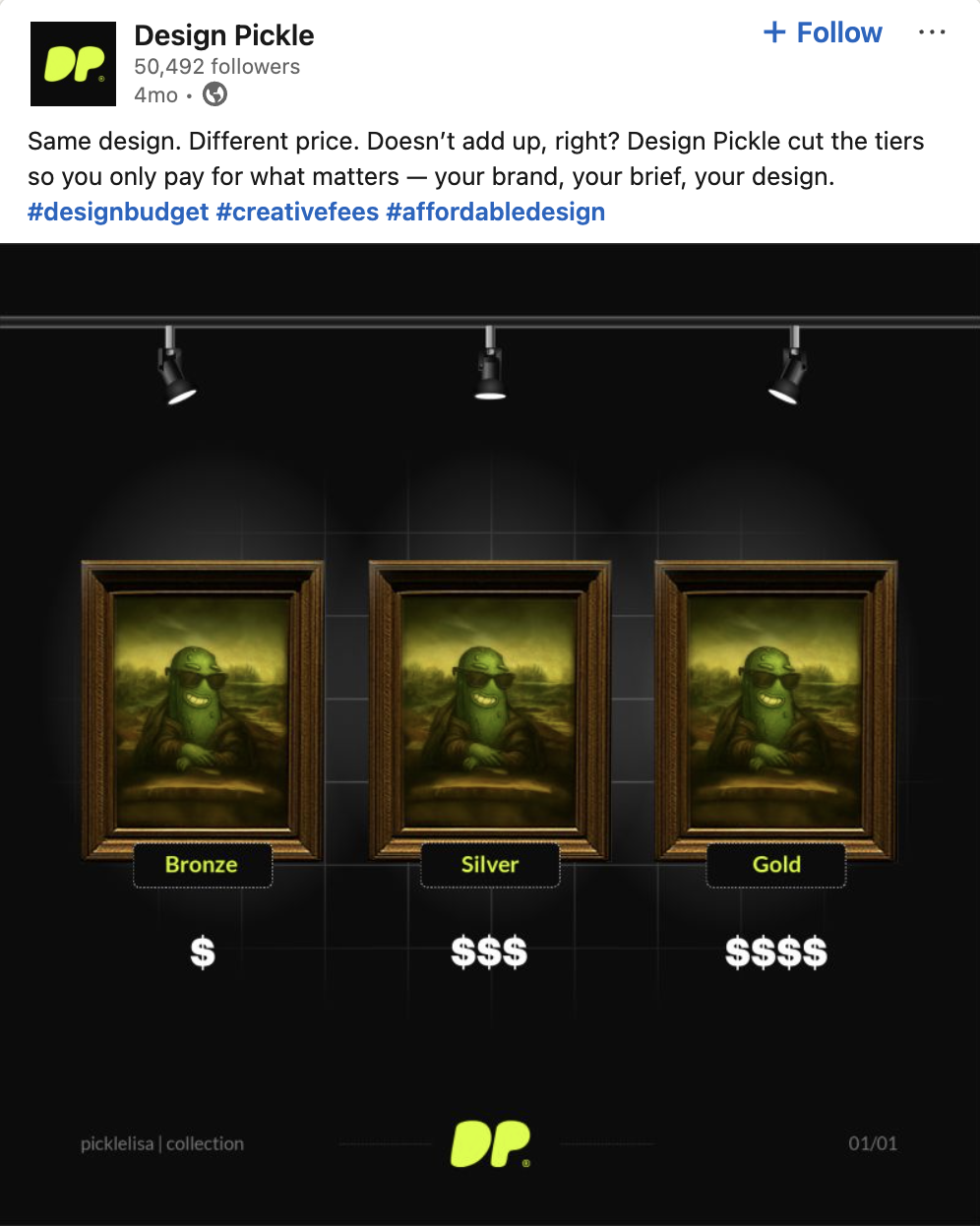 A marketing campaign example from Design Pickle.