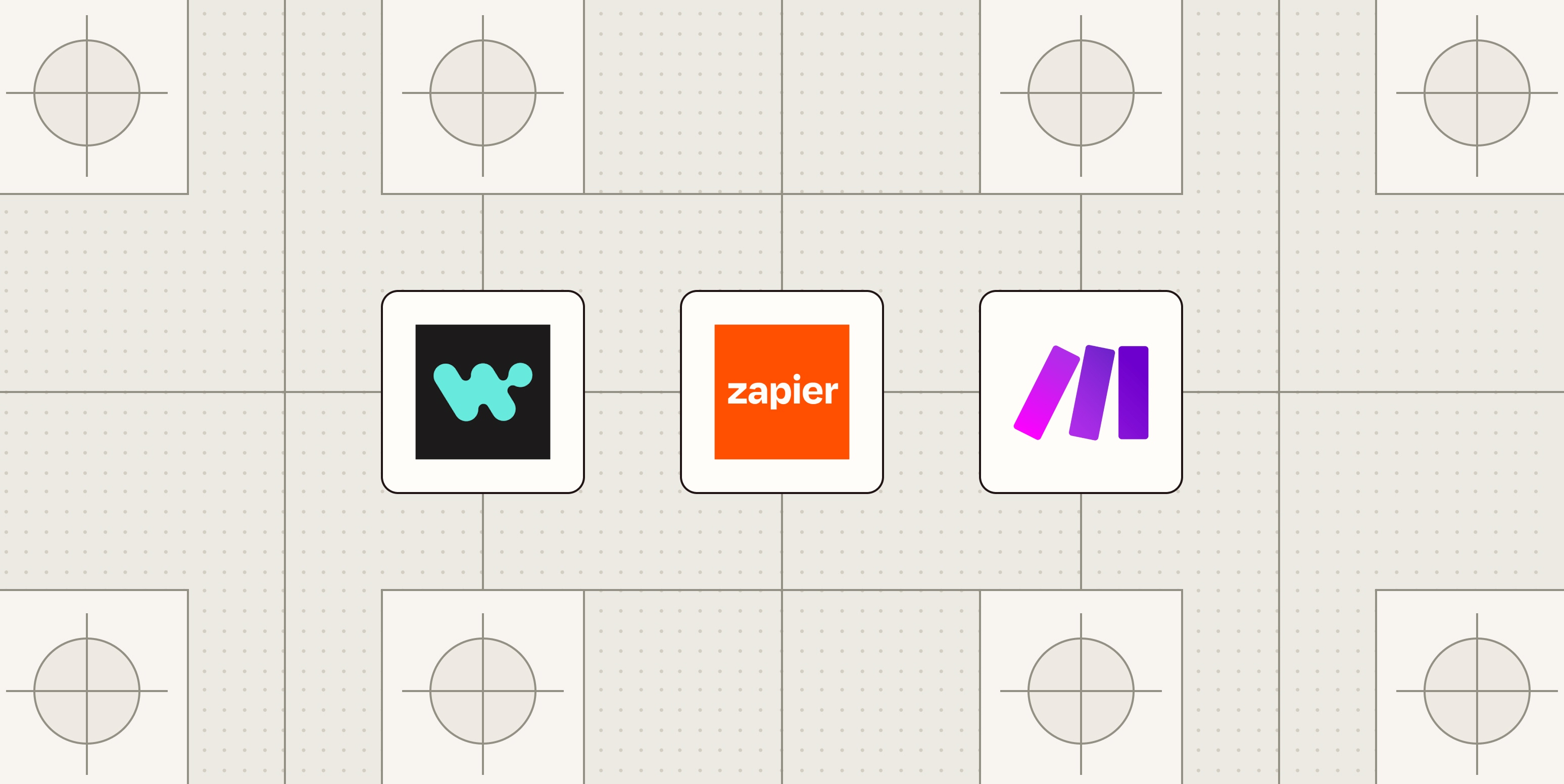 Hero image with the logos of the best workflow orchestration software