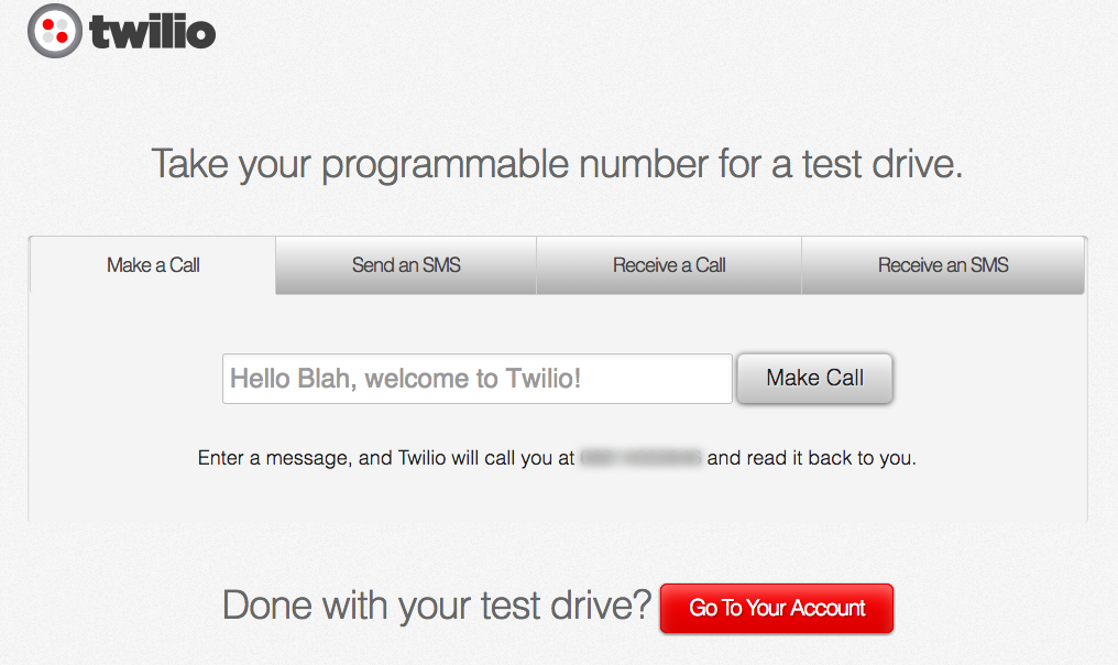 Testing Twilio