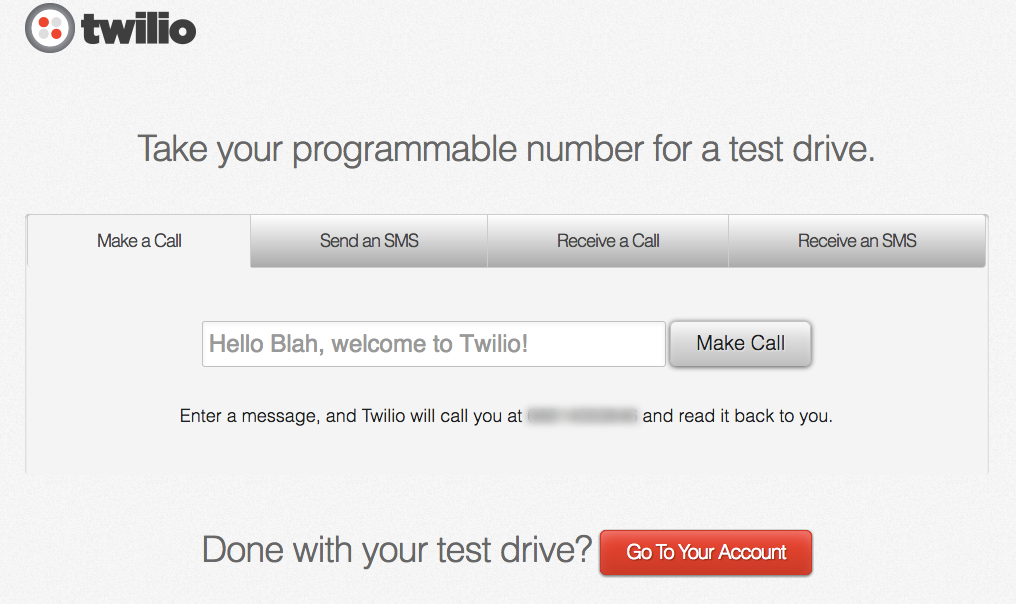 Testing Twilio