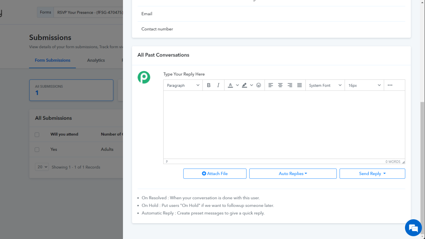 Screenshot of Pabbly, our pick for the best online form builder for creating forms you can respond to