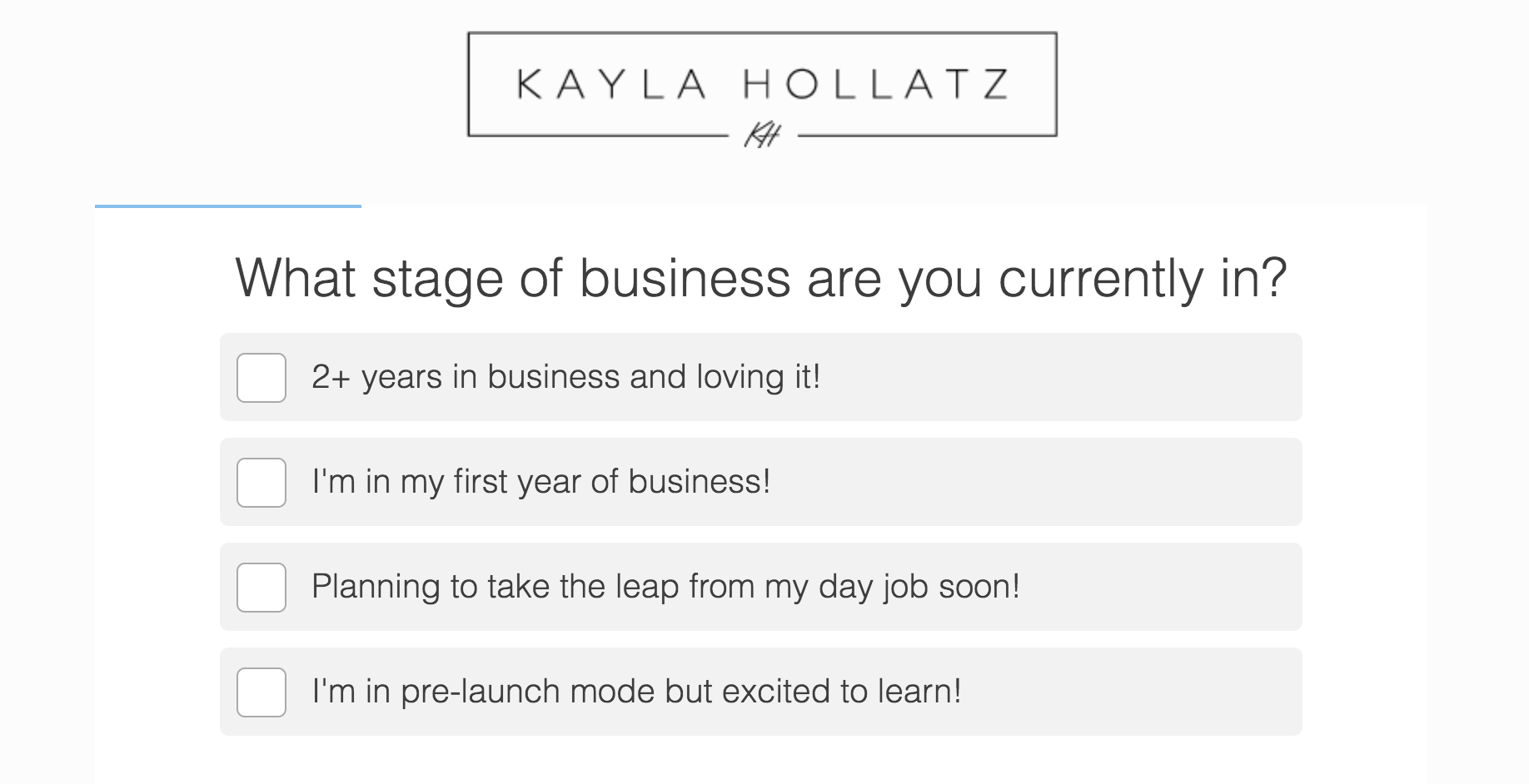 Kayla Hollatz quiz
