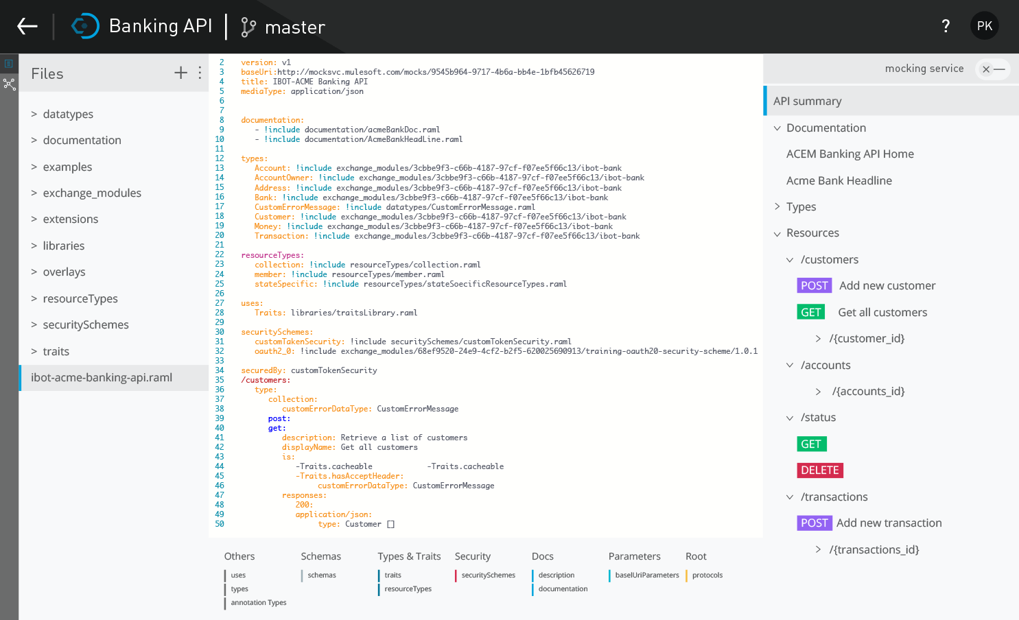 The API summary page in MuleSoft's Anypoint Platform