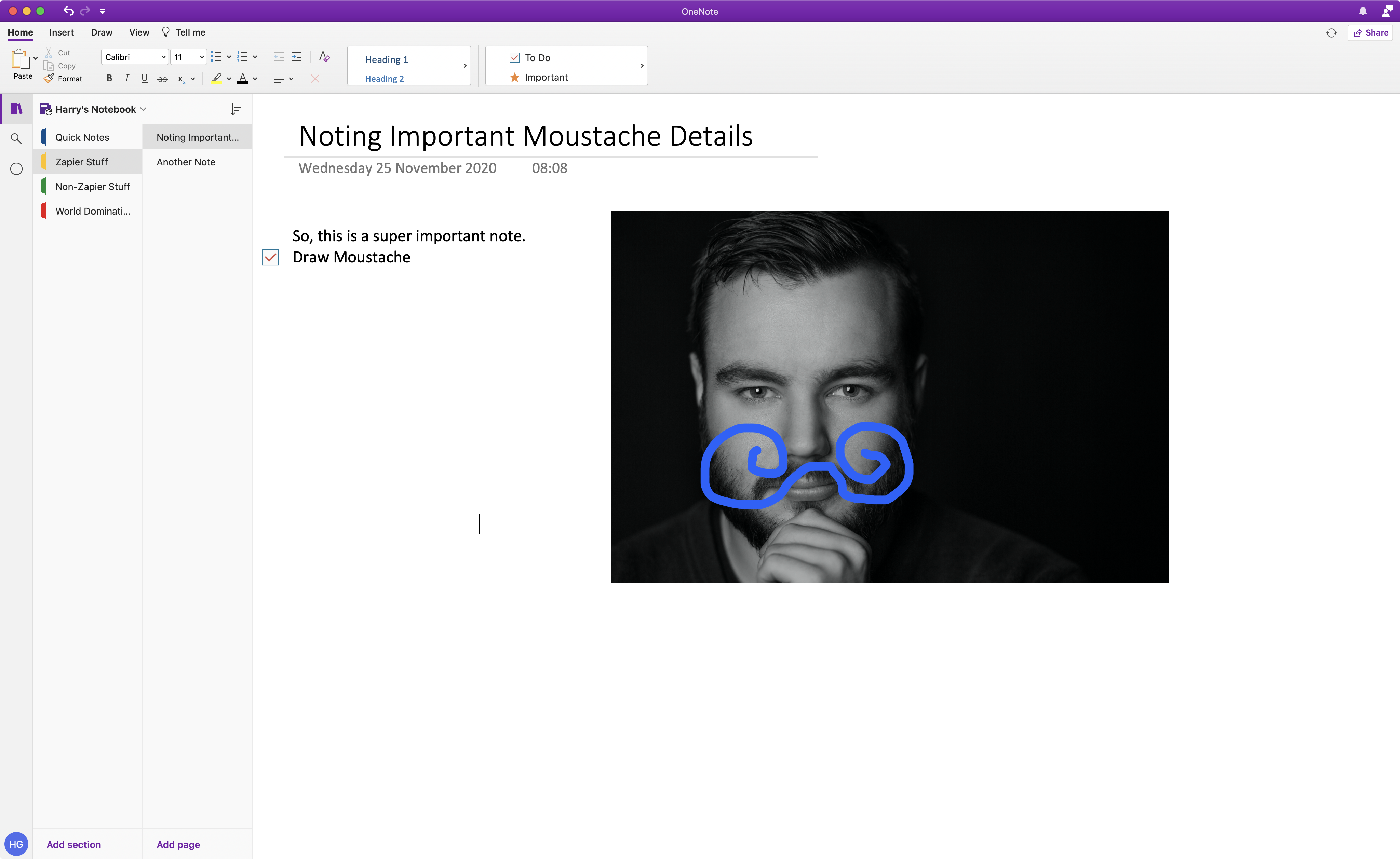 onenote web permissions for onedrive on mac
