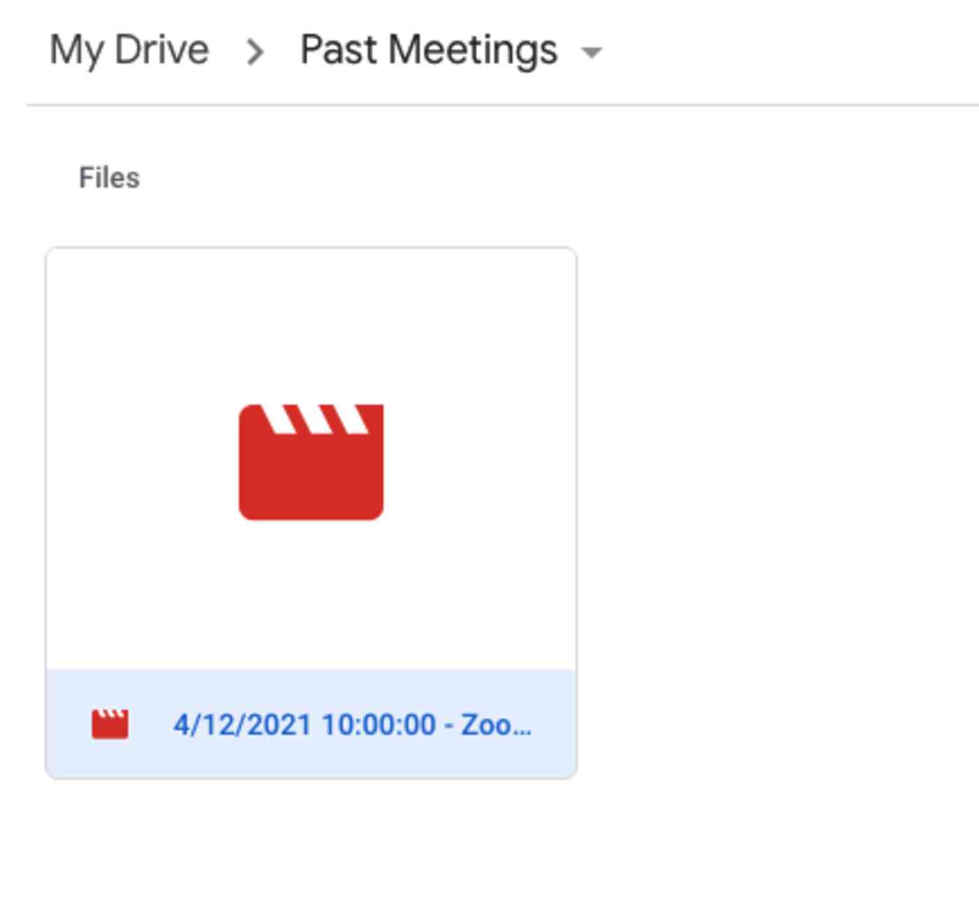 how to download a zoom audio file to google drive