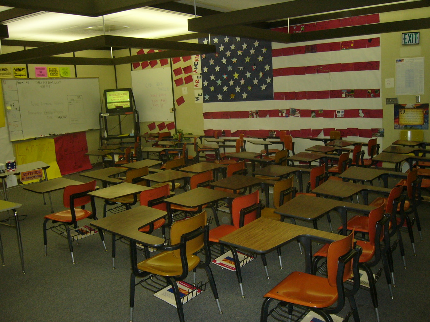 Nikki's classroom when she was a teacher