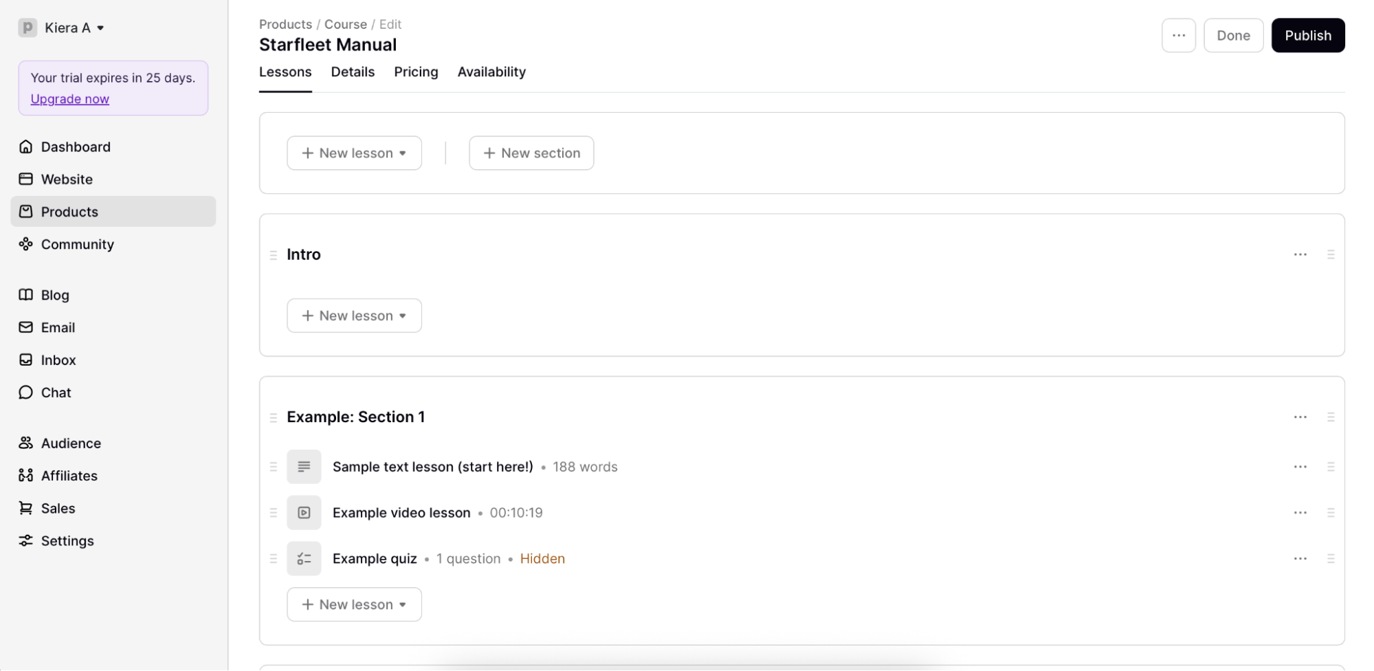 Podia, our pick for the best online course creation software for selling digital products and memberships