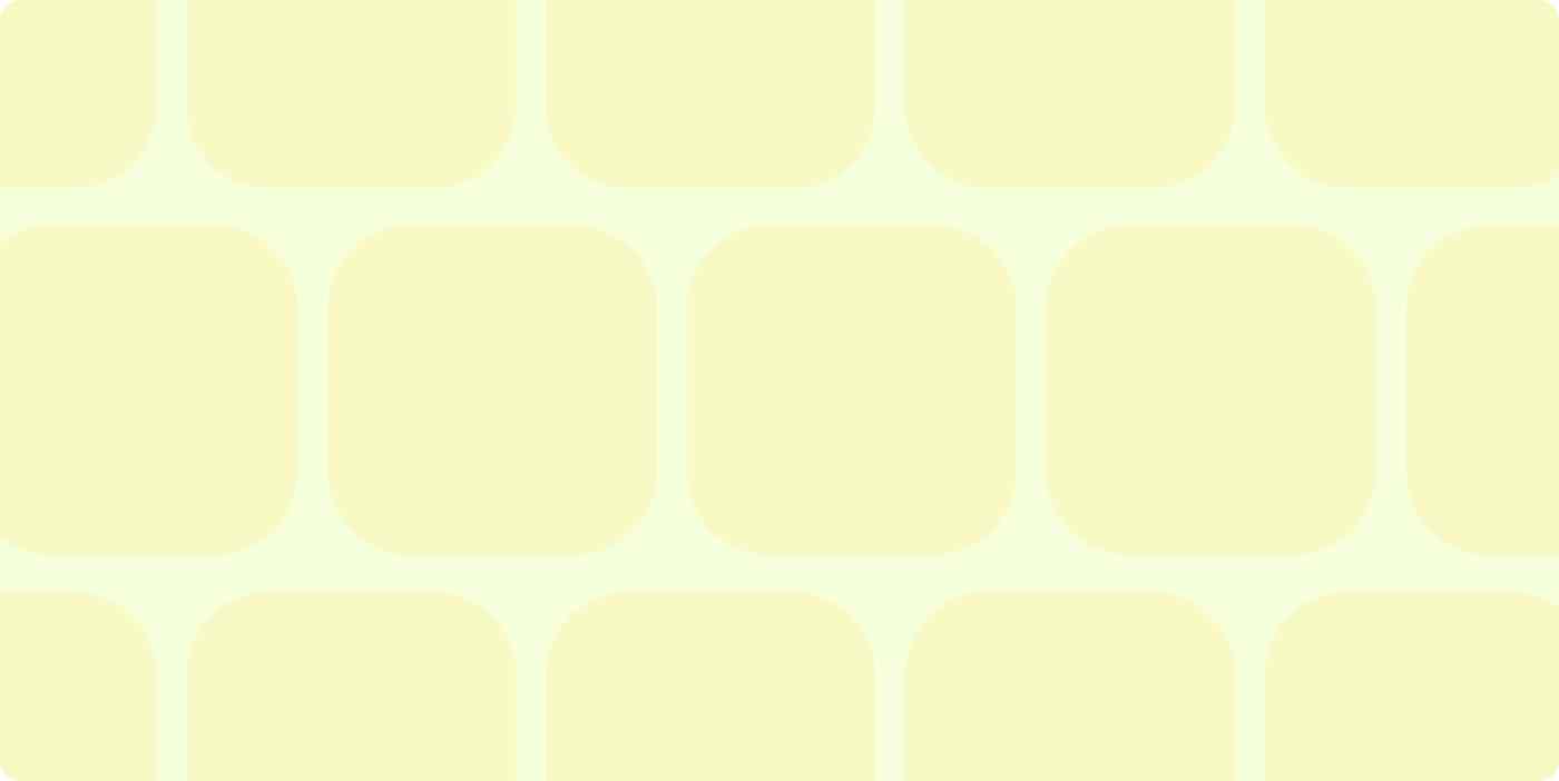 A yellow rectangle with dotted lines running through it.