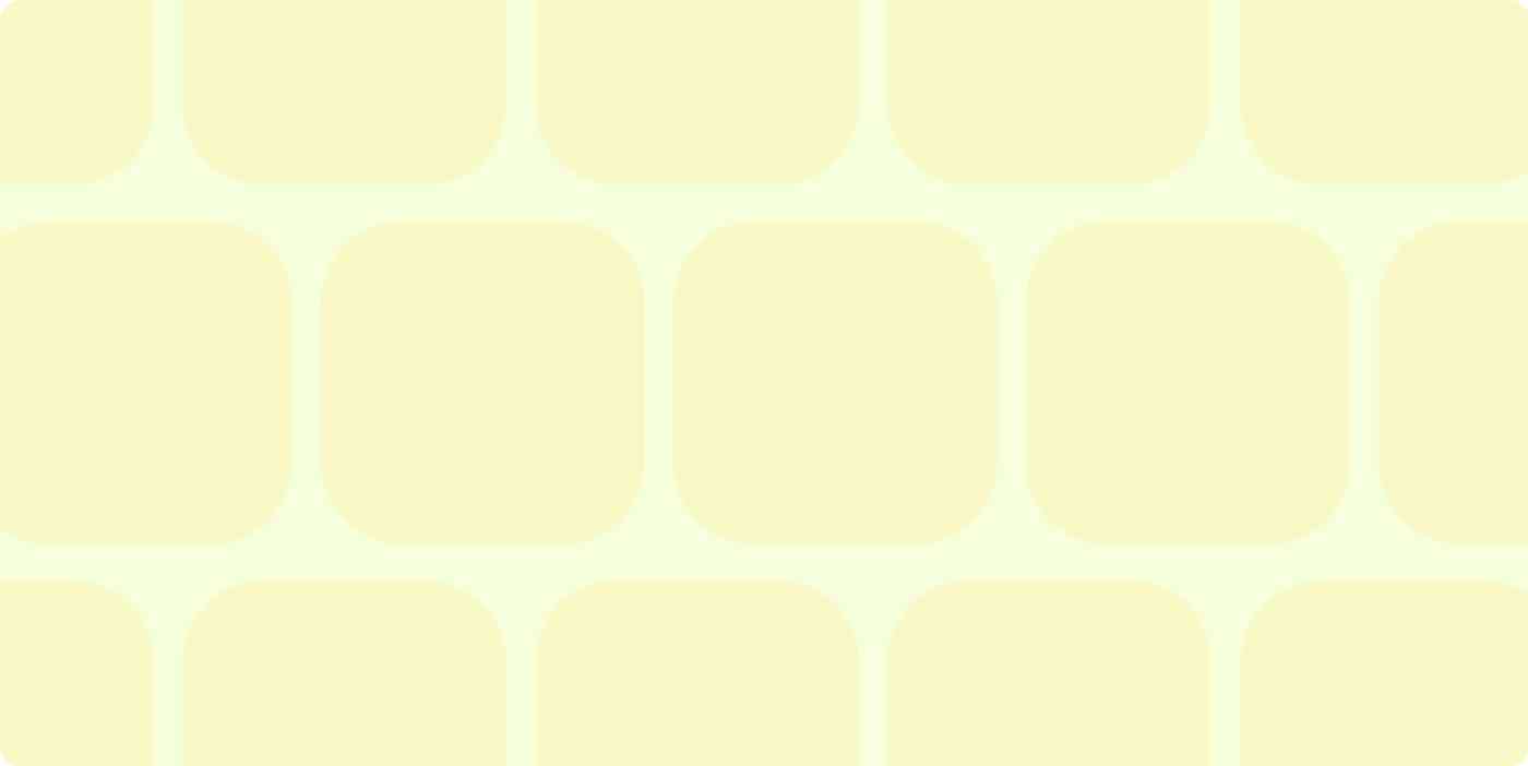 A yellow rectangle with dotted lines running through it.