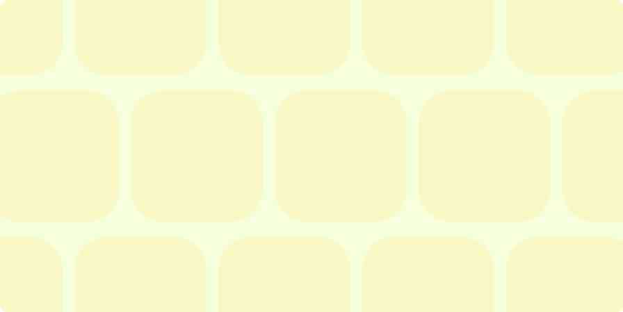 A yellow rectangle with dotted lines running through it.