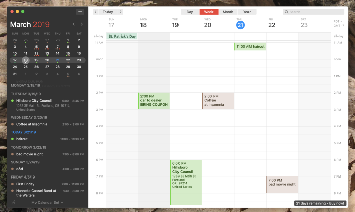 Calendar Creator Free Mac